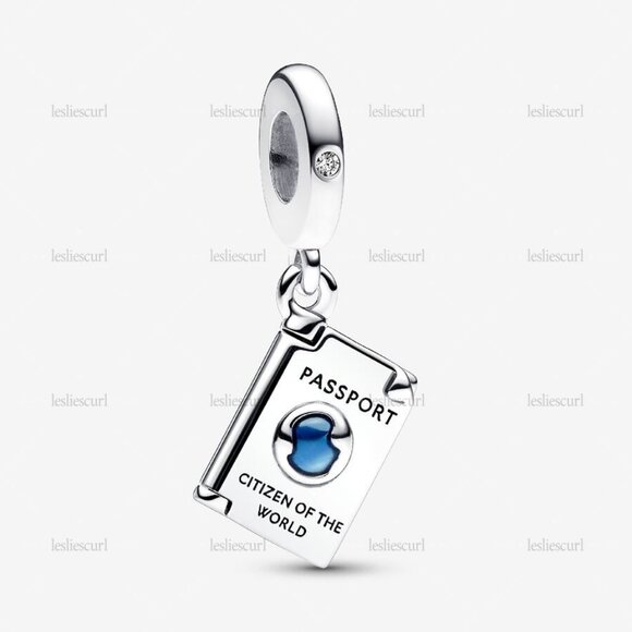 Pandora Openable Passport Dangle Charm - Picture 1 of 2